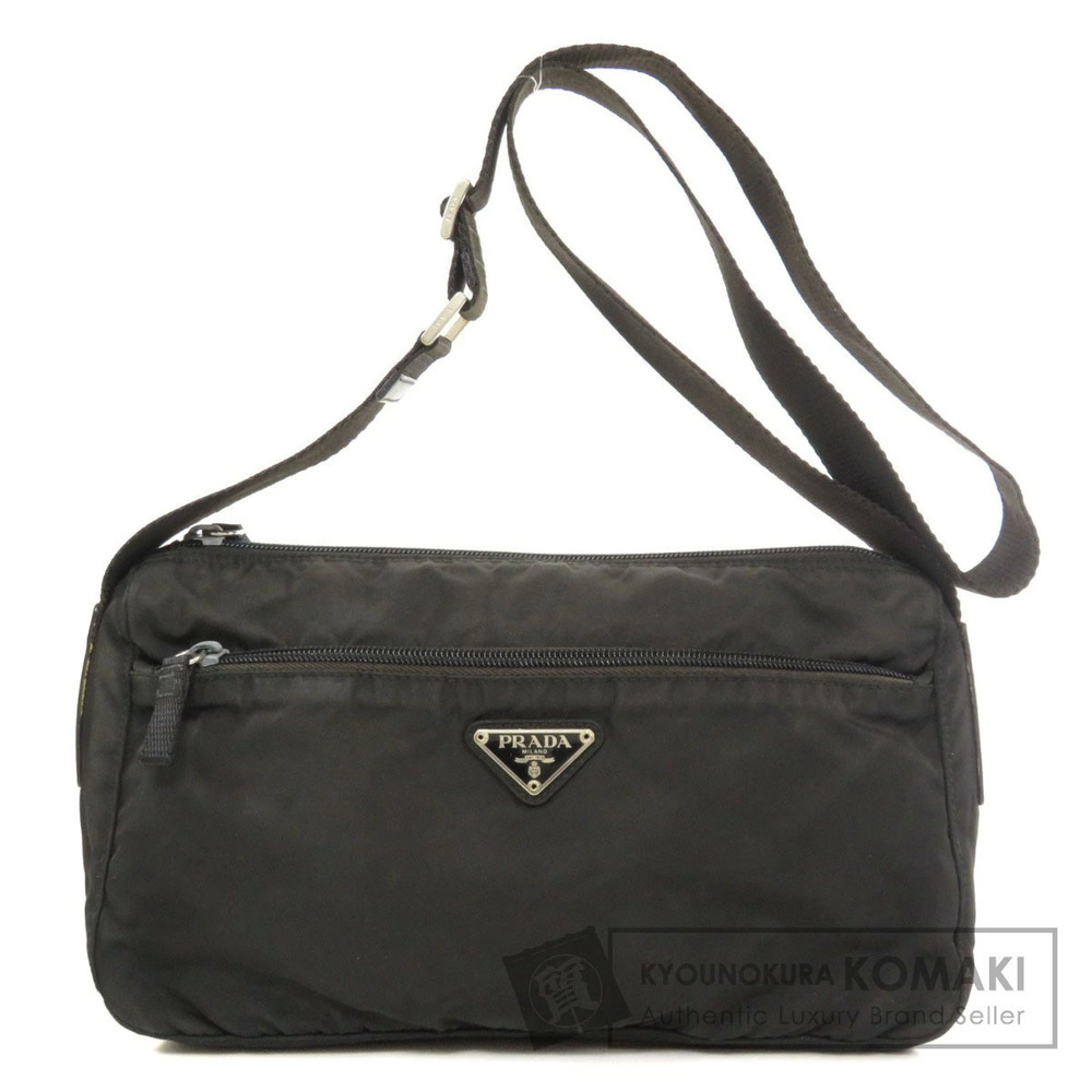 Prada Tessuto Crossbody Plate shoulder bag